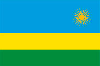 Drapeau Rwandais