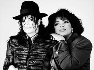 Oprah Winfrey et Micheal Jackson