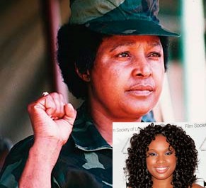 Winne Mandela et Jennifer Hudson
