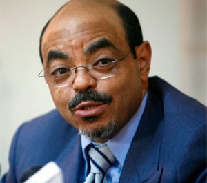 Meles Zenawi, de son nom complet Meles Zenawi Asres, né le 8 mai 1955 à Adoua, est le Premier ministre depuis le 23 août 1995, membre et leader du Front de libération des peuples du Tigré, parti de la coalition du Front démocratique révolutionnaire du peuple éthiopien.