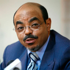 Meles Zenawi, de son nom complet Meles Zenawi Asres, né le 8 mai 1955 à Adoua, est le Premier ministre depuis le 23 août 1995, membre et leader du Front de libération des peuples du Tigré, parti de la coalition du Front démocratique révolutionnaire du peuple éthiopien.