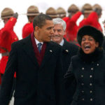 Michaëlle Jean et le président américain Barack Hussein Obama