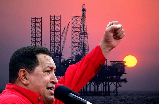 Le Venezuela d'Hugo Chavez va nationaliser une flotte de plates-formes pétrolières appartenant à la société américaine Helmerich and Payne.