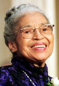 Rosa Louise McCauley Parks (4 février 1913, Tuskegee, Alabama États-Unis - 24 octobre 2005, Détroit, Michigan)