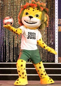 Zakumi (né le 16 juin 1994 (1994-06-16) (16 ans)) est la mascotte officielle pour la Coupe du monde de football de 2010. Son nom vient de « ZA », l'abréviation internationale pour l'Afrique du Sud, et « kumi », un mot qui signifie « dix » dans diverses langues africaines.