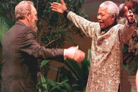 Fidel Castro et Nelson Mandela