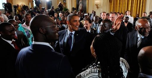 Barack Obama rencontre des leaders Africains à la Maison Blanche