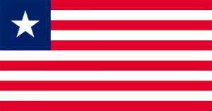 Le nouveau drapeau est adopté par la nouvelle constitution républicaine le 16 juillet 1847, peu de jours avant la déclaration de l'indépendance le 26 juillet et levé officiellement le 27 août suivant. Les proportions 10:19, fixées seulement en 1961, sont les mêmes que celles du drapeau américain. Les bandes furent portées de 13 à 11 pour se rappeler les onze représentants des trois comtés (Montserrado, Grand Bassa et Sinoe) qui signèrent la déclaration d'indépendance. L’étoile remplace la croix pour montrer l’indépendance de la seule République libre d’Afrique.