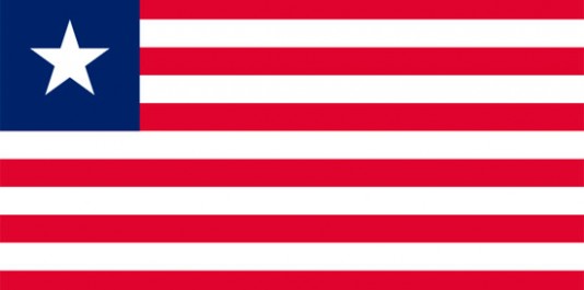 Le nouveau drapeau est adopté par la nouvelle constitution républicaine le 16 juillet 1847, peu de jours avant la déclaration de l'indépendance le 26 juillet et levé officiellement le 27 août suivant. Les proportions 10:19, fixées seulement en 1961, sont les mêmes que celles du drapeau américain. Les bandes furent portées de 13 à 11 pour se rappeler les onze représentants des trois comtés (Montserrado, Grand Bassa et Sinoe) qui signèrent la déclaration d'indépendance. L’étoile remplace la croix pour montrer l’indépendance de la seule République libre d’Afrique.