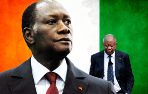 Laurent Gbagbo, investi le 4 décembre 2010, déclare : « La souveraineté de la Côte d’Ivoire, c’est elle que je suis chargé de défendre et elle je ne la négocie pas. » et nomme Gilbert Aké Premier ministre. Alasanne Ouattara ne s’en laisse pas imposer, il prête serment peu de temps après en déclarant : « Je voudrais vous dire que la Côte d'Ivoire est maintenant en de bonnes mains ». Il reconduit Guillaume Soro comme Premier ministre. Dès le début 2011, la violence avait sombré le pays dans une guerre civile inévitable.