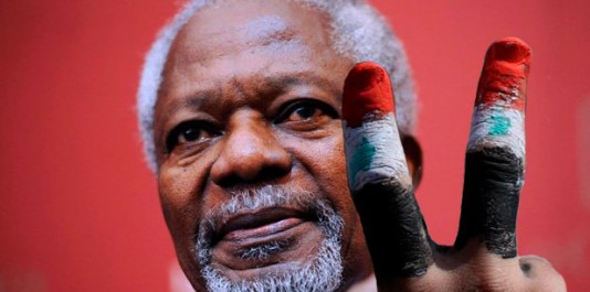 Plusieurs personnes nommait le mandat de Koffi Annan : Mission Impossible