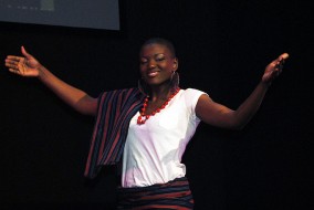 La lauréate de Miss Burkina Canada 2012 Jeannette Yaméogo