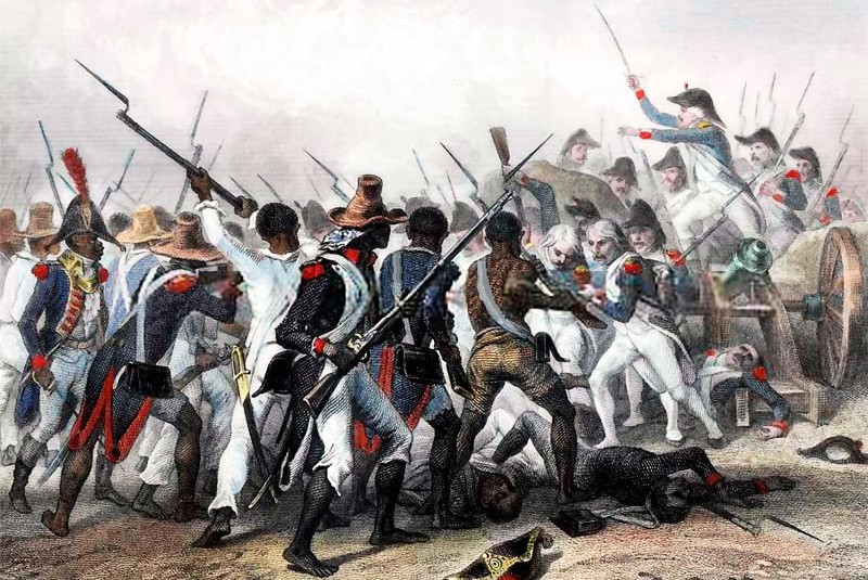 La bataille de Vertières s'est déroulée au Cap-Haïtien (anciennement Cap-Français) le 18 novembre 1803. Elle opposa les troupes commandées par le général de Rochambeau et à celles du général Jean-Jacques Dessalines, chef indépendantiste, né esclave. Ce fut la derniere bataille.