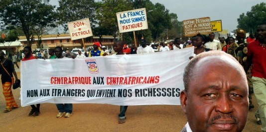 Manifestation pour dénoncer le regain de violences le 26 décembre à Bangui