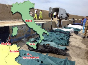 La garde côtière italienne a déclaré que 151 personnes avaient été secourues à Lampedusa.