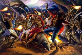 La cérémonie du Bois-Caïman est une réunion d'esclaves marrons la nuit du 14 août 1791, considérée en Haïti comme l'acte fondateur de la révolution et de la guerre d'indépendance. C'est le premier grand soulèvement collectif de Haïti contre l'esclavage. L'UNESCO a choisi le 23 août en référence au soulèvement qui a suivi cet évènement comme « Journée internationale du souvenir de la traite négrière et de son abolition »