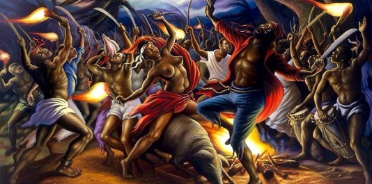 La cérémonie du Bois-Caïman est une réunion d'esclaves marrons la nuit du 14 août 1791, considérée en Haïti comme l'acte fondateur de la révolution et de la guerre d'indépendance. C'est le premier grand soulèvement collectif de Haïti contre l'esclavage. L'UNESCO a choisi le 23 août en référence au soulèvement qui a suivi cet évènement comme « Journée internationale du souvenir de la traite négrière et de son abolition »