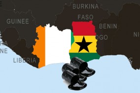 Le Ghana et la Côte d'Ivoire partagent une frontière terrestre de 640 km.