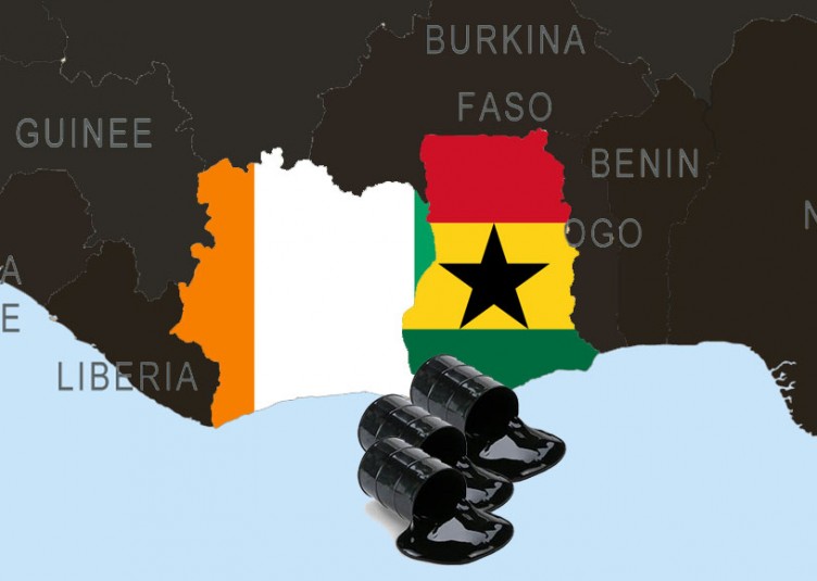 Le Ghana et la Côte d'Ivoire partagent une frontière terrestre de 640 km.