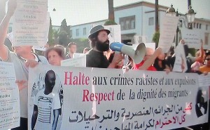 Manifestation contre le racisme à Rabat le 11 septembre 2014