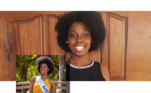 La fierté de Mayotte, la ravissante Ramatou Radjabo, Miss Mayotte 2015