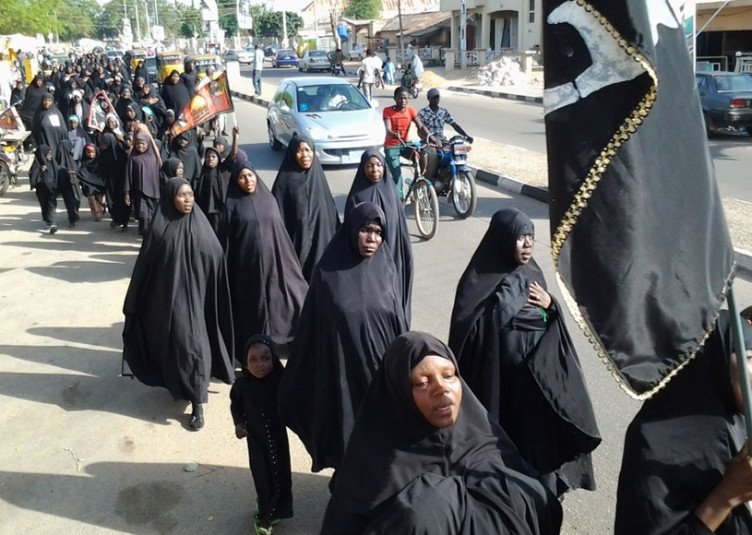 Marche du Mouvement Islamique à Bauchi en 2014