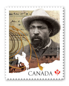 Postes Canada a émis un timbre commémoratif de John Ware pour souligner le Mois de l'Histoire des Noirs en 2012.