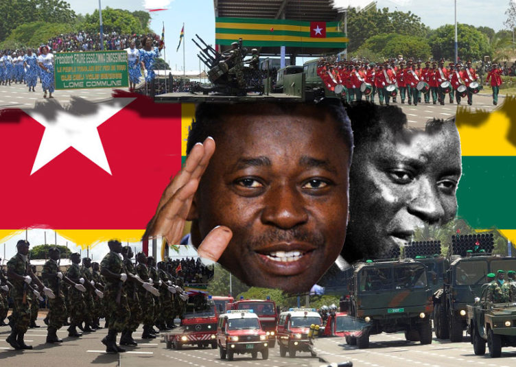 Sur les 56 années d'indépendance du Togo, les Gnassingbé père et fils ont occupé le pouvoir durant près de 50 années (37 ans 9 mois et 21 jours pour le père, 11 ans pour le fils)