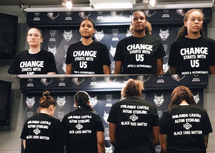 Pour avoir altéré leurs chandails en support au Black Lives Matter, chaque équipe a reçu une amende de 5000 $ et les joueuses ont reçu une amende de 500 $ chacune, parce que selon les déclarations de la WNBA les uniformes ne peuvent être modifiés en aucune façon. L'amende normale pour violations de l'intégrité de l'uniforme est pourtant de 200 $.