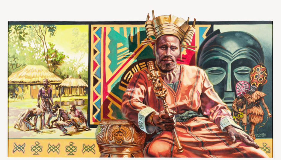 Ndumbo Tembo, souverain des Tchokwés (1840-1880) a choisi de restreindre l'accès de son territoire aux Européens.