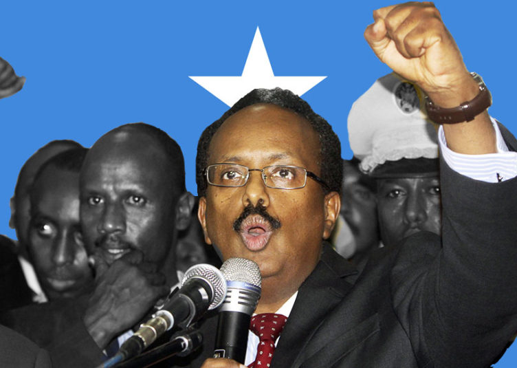 Au début du mois d'août 2012, Farmajo s'est présenté comme candidat à la présidence aux élections de 2012 en Somalie. Il a été parmi les différents challengers qui ont été éliminés lors du premier tour de vote.